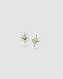 Kit Heath Céleste North Star Golden Two-Tone Stud Earrings