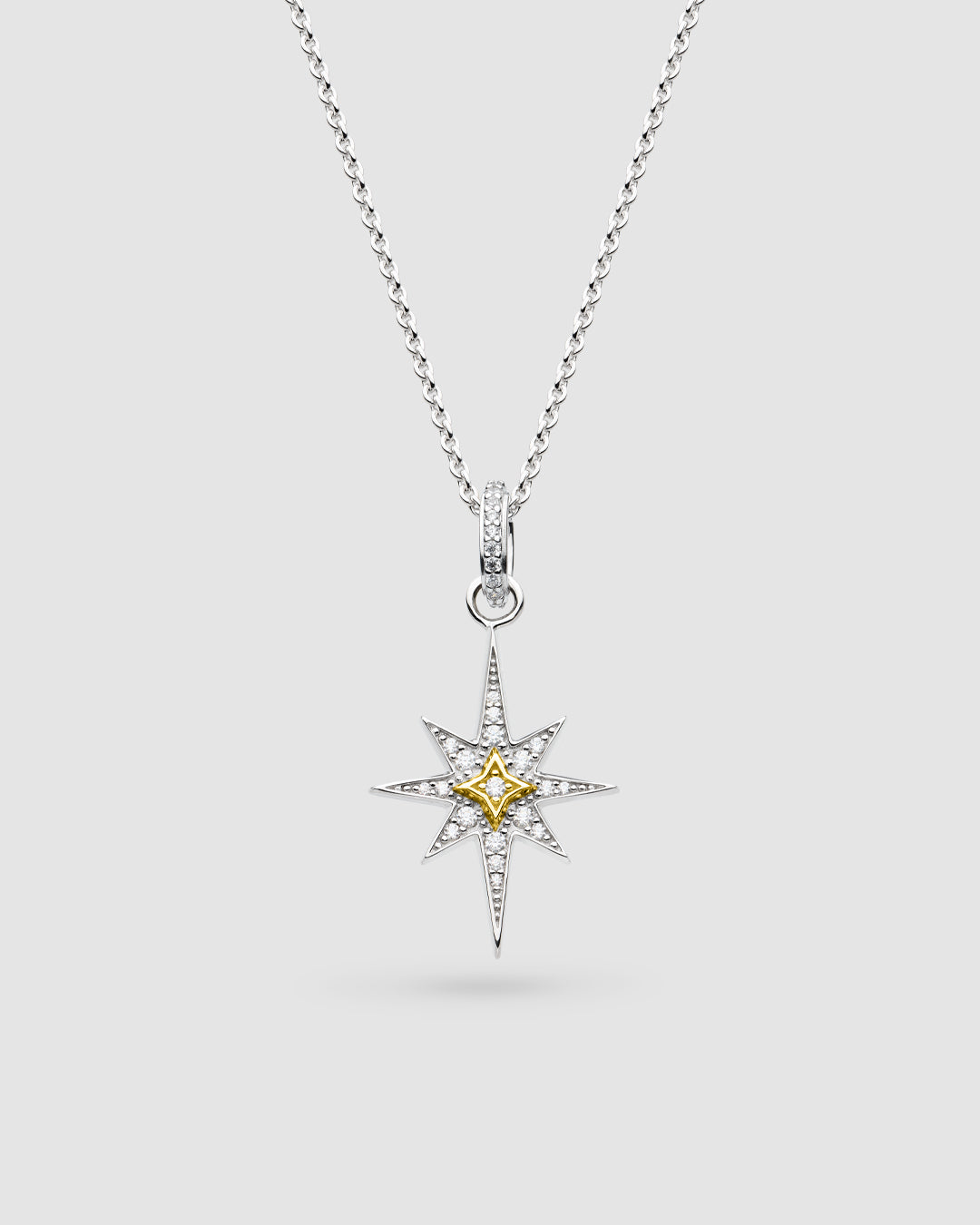Kit Heath Céleste North Star Golden Two-Tone Midi Necklace