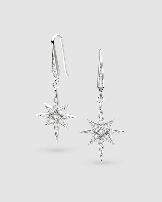 Kit Heath Céleste North Star Drop Earrings