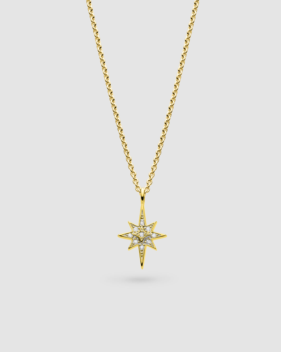 Kit Heath Céleste North Star Golden Petite Necklace