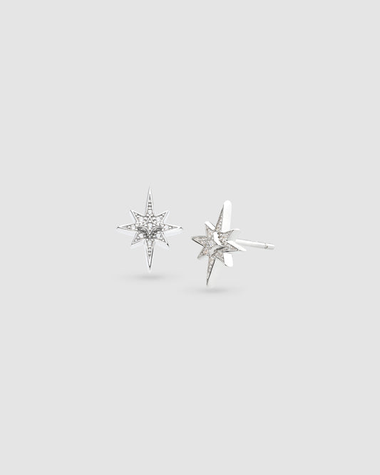 Kit Heath Céleste North Star Stud Earrings