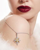 Kit Heath Céleste North Starburst Golden Two-Tone Grande Slider Necklace