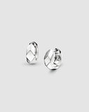 Glint Geo Wide Hoop Earrings