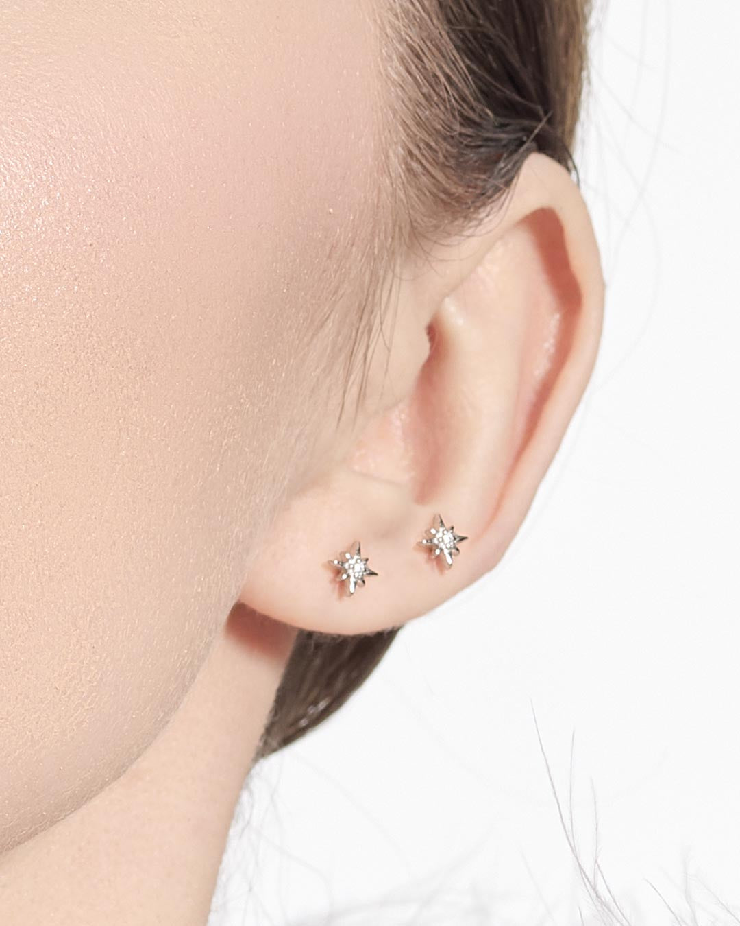 Kit Heath Céleste North Star Petite Stud Earrings