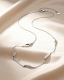 Serenity Curve Station Necklace