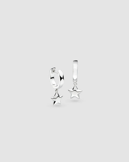 Rox Little Rock Star Hoop Drop Earrings
