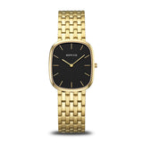 Bering Classic Polished Gold Black Dial