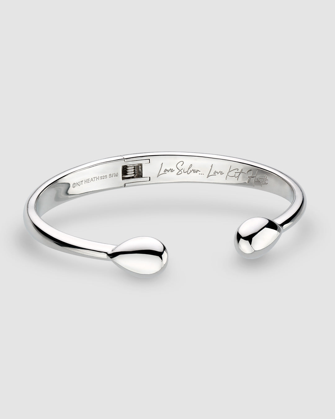 Kit Heath Coast Pebble Smooth Hinged Bangle