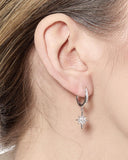 Kit Heath Céleste North Star Hoop Earrings