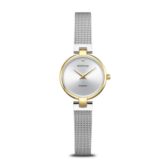 Bering Two Tone Mesh Bracelet