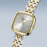 Bering Classic | brushed silver/gold |Bracelet Watch
