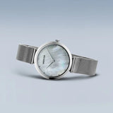 Bering Classic Ladies | polished silver | Mesh Bracelet Watch