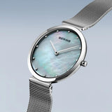 Bering Classic Ladies | polished silver | Mesh Bracelet Watch