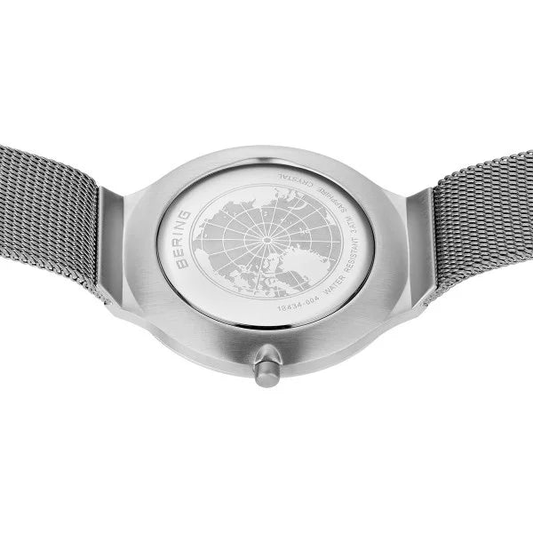 Bering Ladies Ultra Slim | polished/brushed silver | Mesh Bracelet