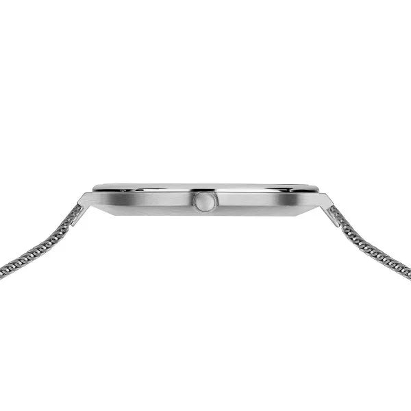 Bering Ladies Ultra Slim | polished/brushed silver | Mesh Bracelet