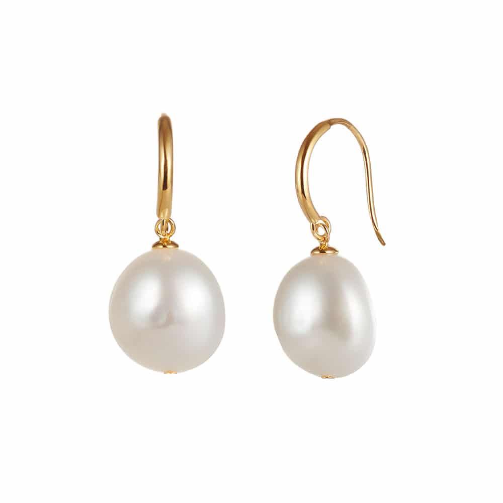 Jersey Pearl Baroque Solo Drop Earrings