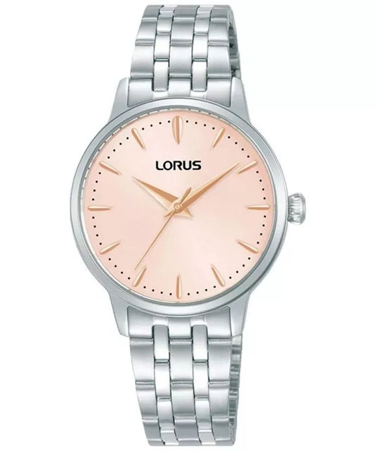 Lorus Classic Watch- Pink Dial
