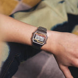 Casio Vintage Red & Cream Digital Watch