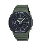 Casio G-Shock | Carbon Core | Green Rubber Strap | Digital Display