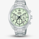 Lorus Mens Chronograph Luminous Dial Watch