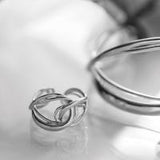 Kit Heath Sterling Silver Infinity Ring
