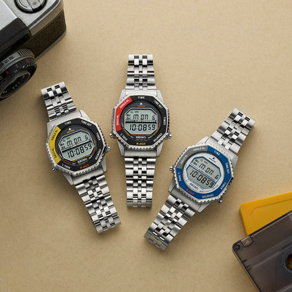 Seiko Digital Watch in Black & Yellow