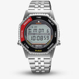 Seiko Digital Red & Black Bracelet Watch