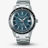 Seiko Presage Automatic Petrol Blue Style 60s Road trip Bracelet Watch