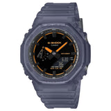 G Shock Smoked Light Black Dial Blue Resin Strap Watch