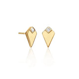 Lustre & Love Shine On Stud Earrings in Gold Vermeil