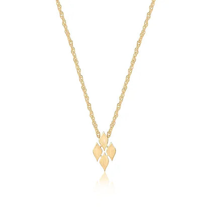 Lustre & Love Thalia Pendant Necklace in 14ct Gold Vermeil