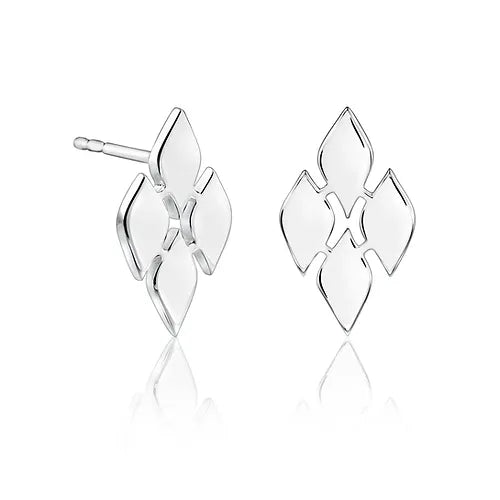 Lustre & Love Thalia Stud Earrings in Sterling Silver