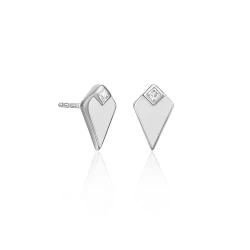 Lustre & Love Shine On Stud Earrings in Sterling Silver