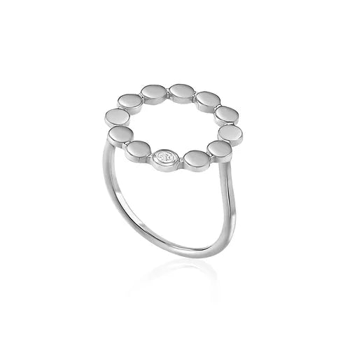Lustre & Love Circles Ring in Sterling Silver