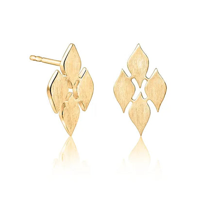 Lustre & Love Thalia Stud Earrings in Gold Vermeil