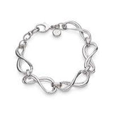 Kit Heath Sterling Silver Infinity Grande Link Bracelet
