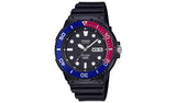 Casio Blue and Red Bezel
