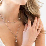 Kit Heath Astoria Glitz Twin Pearl Necklace