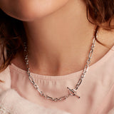 Kit Heath Revival Astoria Figaro Chain Link T-bar Necklace