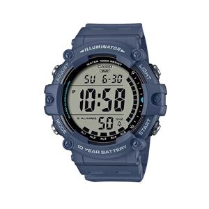 Casio Gent's Blue Digital Resin Strap Watch