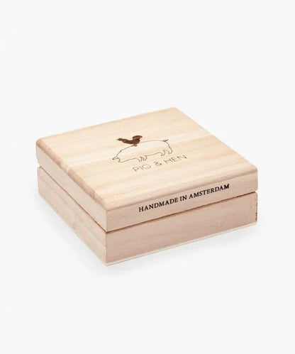 Pig & Hen Catena Curb Pigeon Blue| Silver
