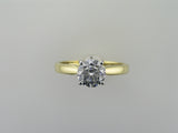 1.52ct Laboratory Grown Brilliant Cut 4 Claw Diamond Solitaire Ring