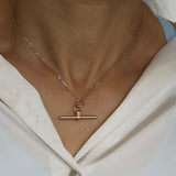 Burren  Blast From The Past T-Bar Necklace