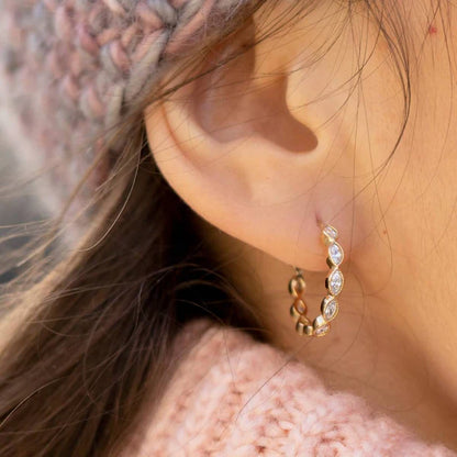 Burren Labelled With Love Earring