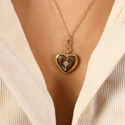 Burren Sacred Heart Pendant Locket
