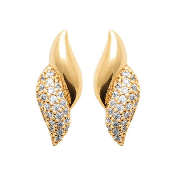 Burren Vanilla Glaze Earrings