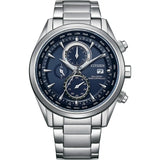 Citizen Eco-Drive World Chronograph A.T Blue Dial