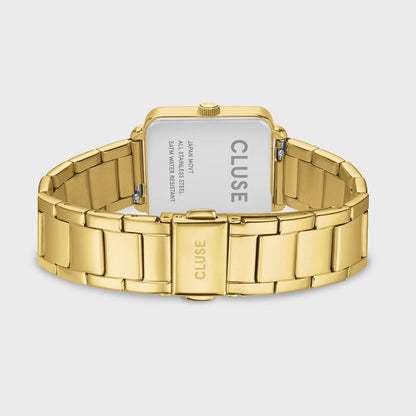 La Tétragone Watch Steel, White Pearl, Gold Colour