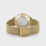 Cluse Minuit Watch Mesh, Green, Gold Colour