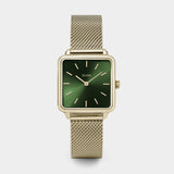 La Tétragone Watch Mesh, Green, Gold Colour